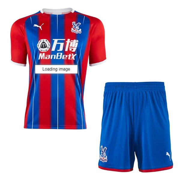 Maillot Football Crystal Palace MA Domicile Enfant 2019-20 Rouge Bleu